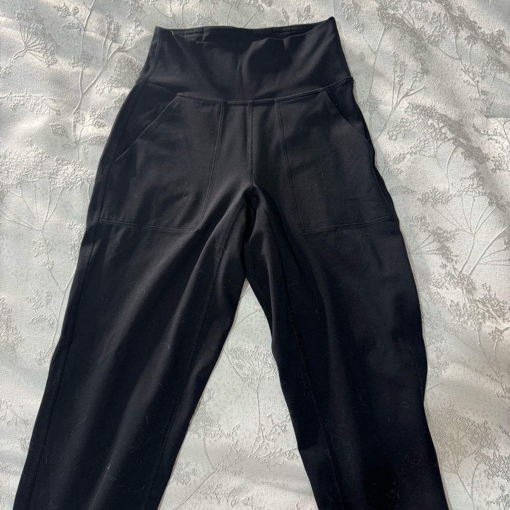 Women's Black High-Waisted Lulu Lemon